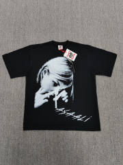 High Quality ASAALI Grainy Portrait Asaali Text Graphic T-Shirt