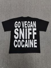 High Quality ASAALI Grainy Portrait Asaali Text Graphic T-Shirt