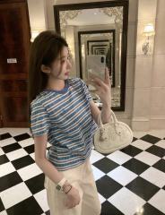 1:1 quality version 28166102 Embroidered Logo Tee 2 colors for girls