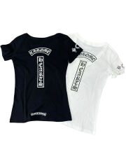 1:1 quality version 27928559 V-Neck Printed Tee 2 colors for girls