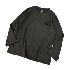 1:1 quality version 28114060 Flocked Long Sleeve T-Shirt 2 colors for girls