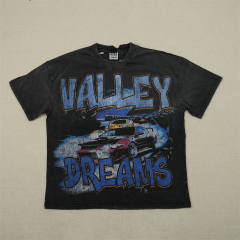 High Quality Vale Forever Black Cityscape Graphic T-Shirt