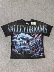High Quality Vale Forever Black Lightning Car Graphic T-Shirt