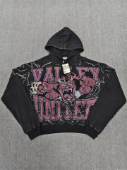 1:1 Quality Vale Forever Vale Forever Valley United Devil Monster Vintage Pullover Hoodie