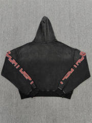 1:1 Quality Vale Forever Vale Forever Black Red Sport Dept Hoodie
