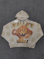 1:1 Quality Vale Forever Cream Distressed Graphic Hoodie