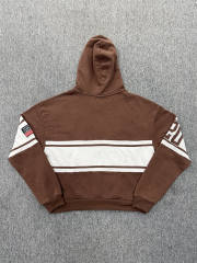 1:1 Quality Vale Forever Brown Equestrian Graphic Zip Hoodie