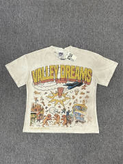 High Quality Vale Forever Valley Dreams Bomb Runaway Cartoon Vintage Washed T-Shirt