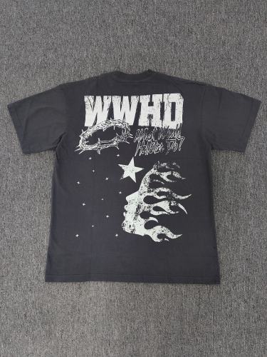 1:1 Hellstar NFC SCAN Hellstar Path To Paradise Crown of Thorns Portrait T-Shirt