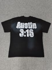 1:1 Hellstar NFC SCAN Hellstar Stone Cold Steve Austin T-Shirt