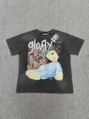 1:1 Hellstar NFC SCAN Hellstar Glory Doll Vintage Washed Graphic T-Shirt