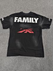 1:1 Hellstar NFC SCAN Hellstar Sports Red Flame Face Vintage Washed T-Shirt