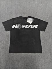 1:1 Hellstar NFC SCAN Hellstar Distressed Flame Logo Vintage Washed T-Shirt