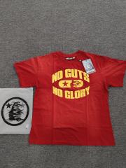 1:1 Hellstar NFC SCAN Hellstar No Guts No Glory Vintage Red T-Shirt