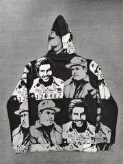 High Quality ASAALI Black White Portrait Collage Hoodie