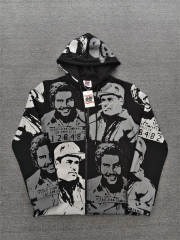 High Quality ASAALI Black White Portrait Collage Hoodie