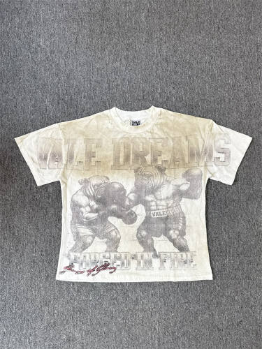 High Quality Vale Forever Vale Dreams Retro Forged In Fire Boxing Bulldogs T-Shirt