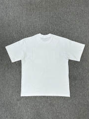 High Quality ASAALI White Sunset Photo Graphic T-Shirt