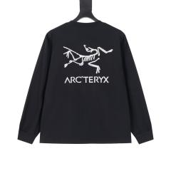 ARC Men Oversized Black Long Sleeve T Shirt