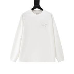 ARC Men Oversized White Long Sleeve T Shirt