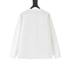 ARC Men Oversized White Long Sleeve T Shirt
