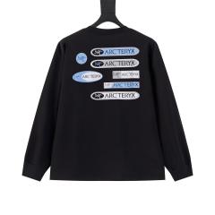 ARC Men Oversized Black Long Sleeve T Shirt