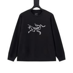 ARC Men Oversized Black Long Sleeve T Shirt