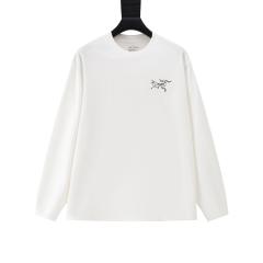 ARC Men Oversized White Long Sleeve T Shirt