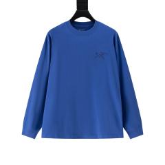 ARC Men Oversized Blue Long Sleeve T Shirt