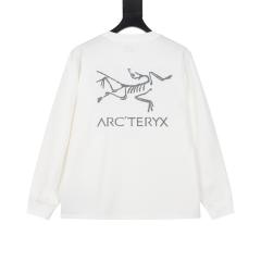 ARC Men Oversized White Long Sleeve T Shirt