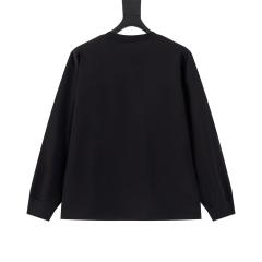 ARC Men Oversized Black Long Sleeve T Shirt