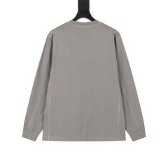 ARC Men Oversized Gray Long Sleeve T Shirt