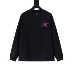 ARC Men Oversized Black Long Sleeve T Shirt