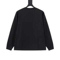 ARC Men Oversized Black Long Sleeve T Shirt