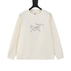 ARC Men Oversized Beige Long Sleeve T Shirt