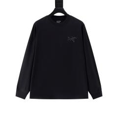 ARC Men Oversized Black Long Sleeve T Shirt