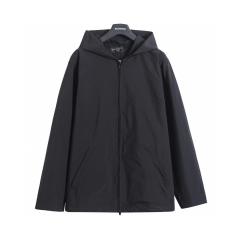 BLCG 26SS Back Logo Printed Hooded Windbreaker Jacket