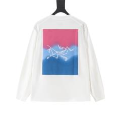 ARC Men Oversized White Long Sleeve T Shirt