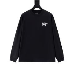 ARC Men Oversized Black Long Sleeve T Shirt