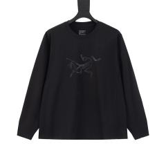 ARC Men Oversized Black Long Sleeve T Shirt