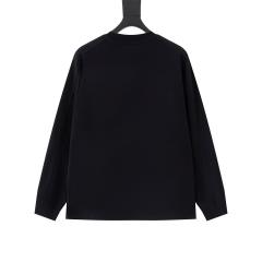 ARC Men Oversized Black Long Sleeve T Shirt