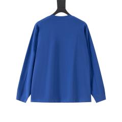 ARC Men Oversized Blue Long Sleeve T Shirt