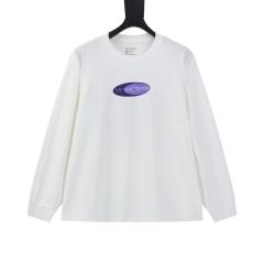 ARC Men Oversized White Long Sleeve T Shirt