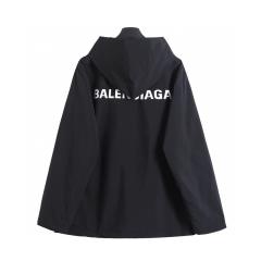 BLCG 26SS Back Logo Printed Hooded Windbreaker Jacket