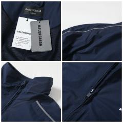 BLCG Navy Reflective Piping Line Lightweight Pants Tracksuit Jacket & Pants