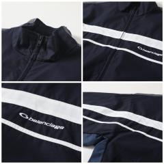 BLCG Stand Collar Striped Zip Windbreaker & Wide Leg Side Stripe Pants Tracksuit Jacket & Pants