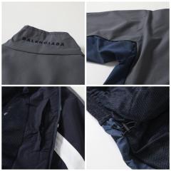 BLCG Stand Collar Striped Zip Windbreaker & Wide Leg Side Stripe Pants Tracksuit Jacket & Pants