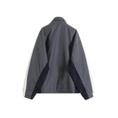BLCG Stand Collar Striped Zip Windbreaker & Wide Leg Side Stripe Pants Tracksuit Jacket & Pants