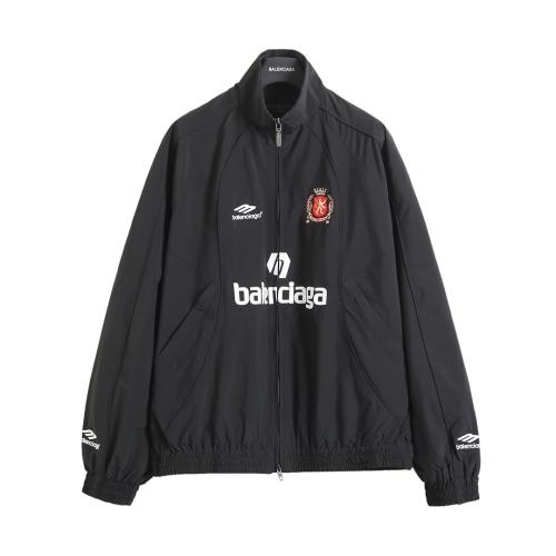 BLCG Stand Collar Zip Up Windbreaker Manchester Graphic Tracksuit Jacket & Pants