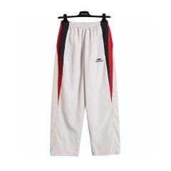 BLCG Hooded Zip Up Windbreaker Jacket, Curved Red White Black Tracksuit Jacket & Pants